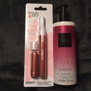 Conair Beauty 360 Personal Hair Trimmer & Victoria Secret lotion